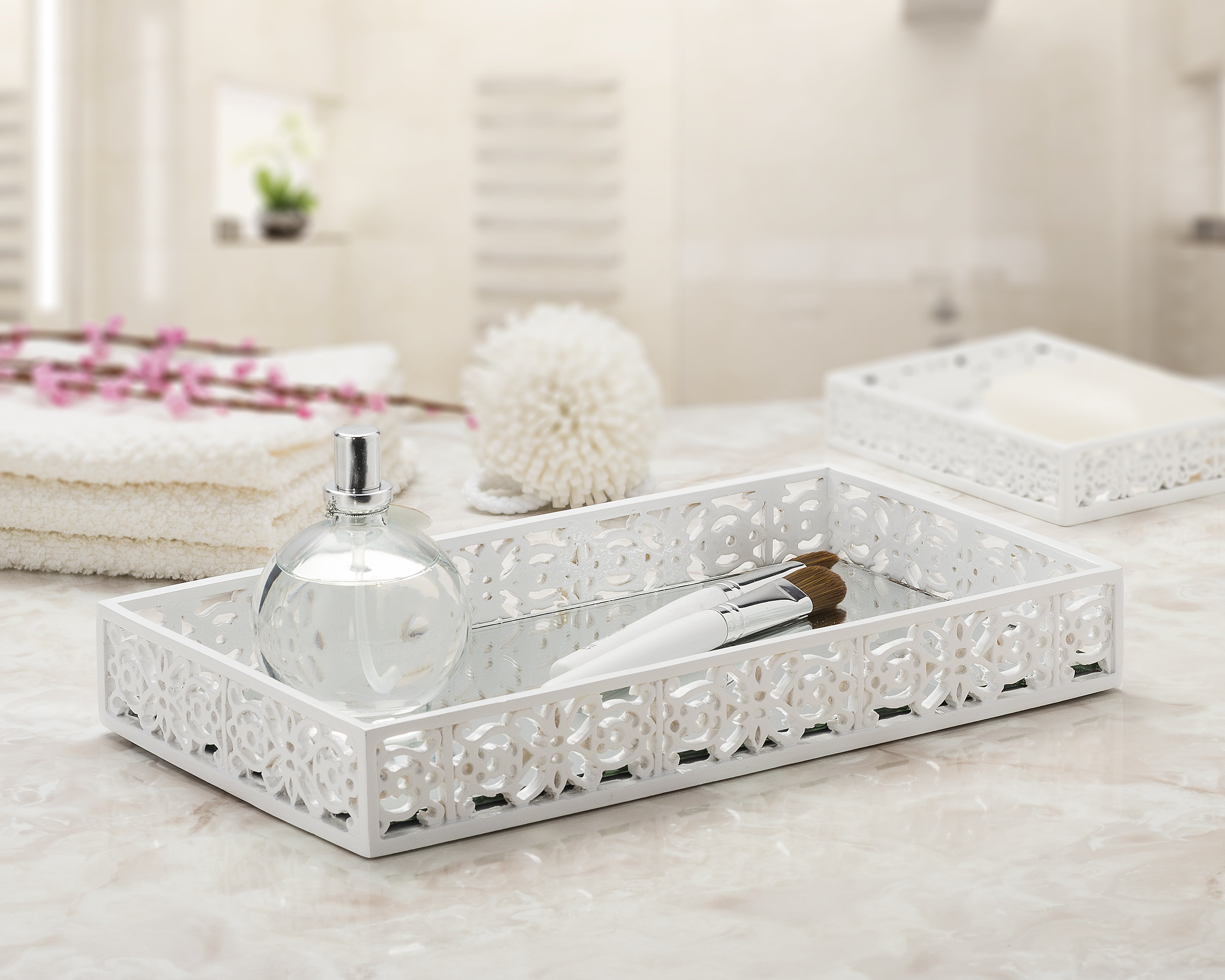 bathroom accessories tray