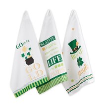 Patrick's Day Together Kitchen Towel ~ set of 2 ~ NWT Celebrate St 