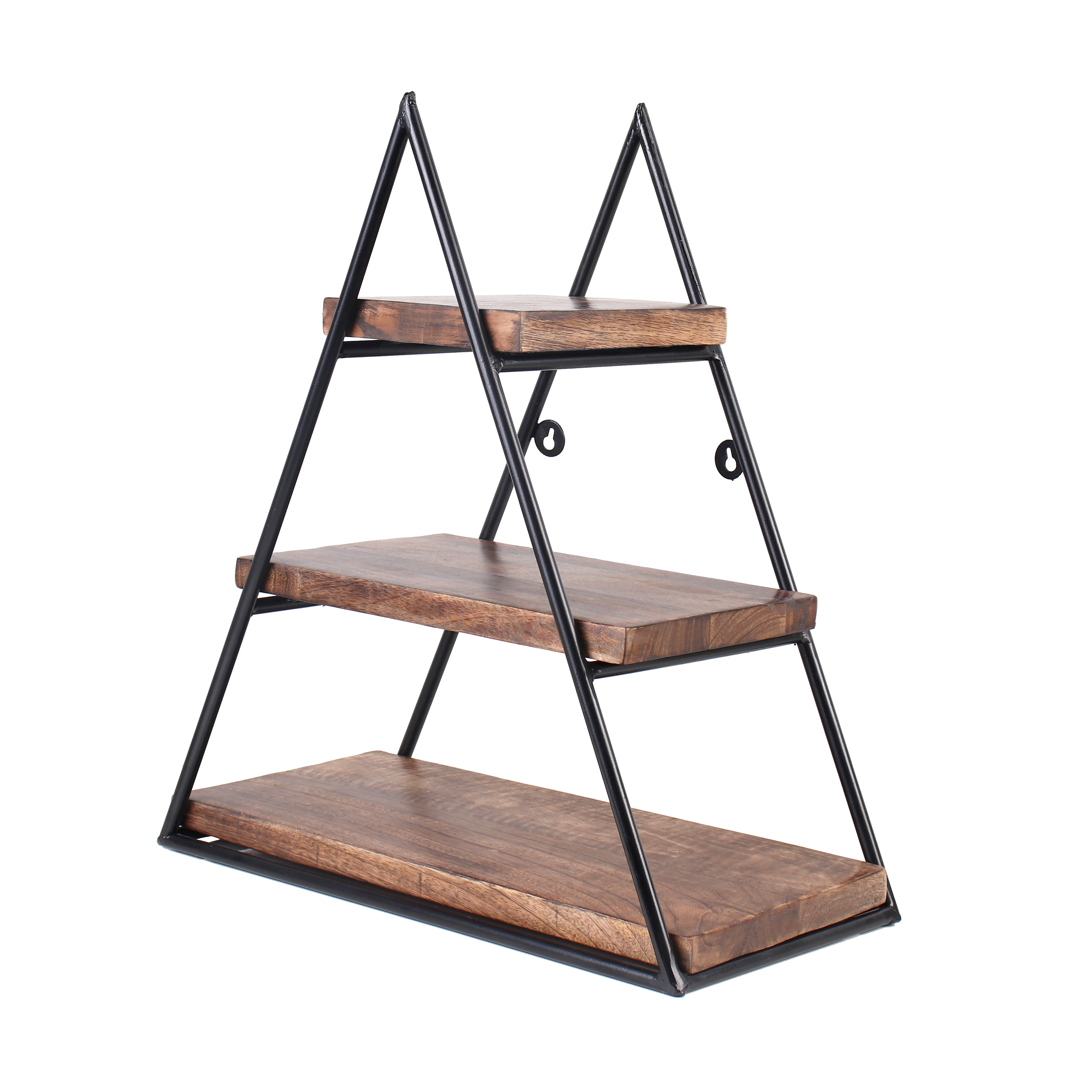17 Stories Seon Clement Three Tier Triangle Wall Shelf Wayfair