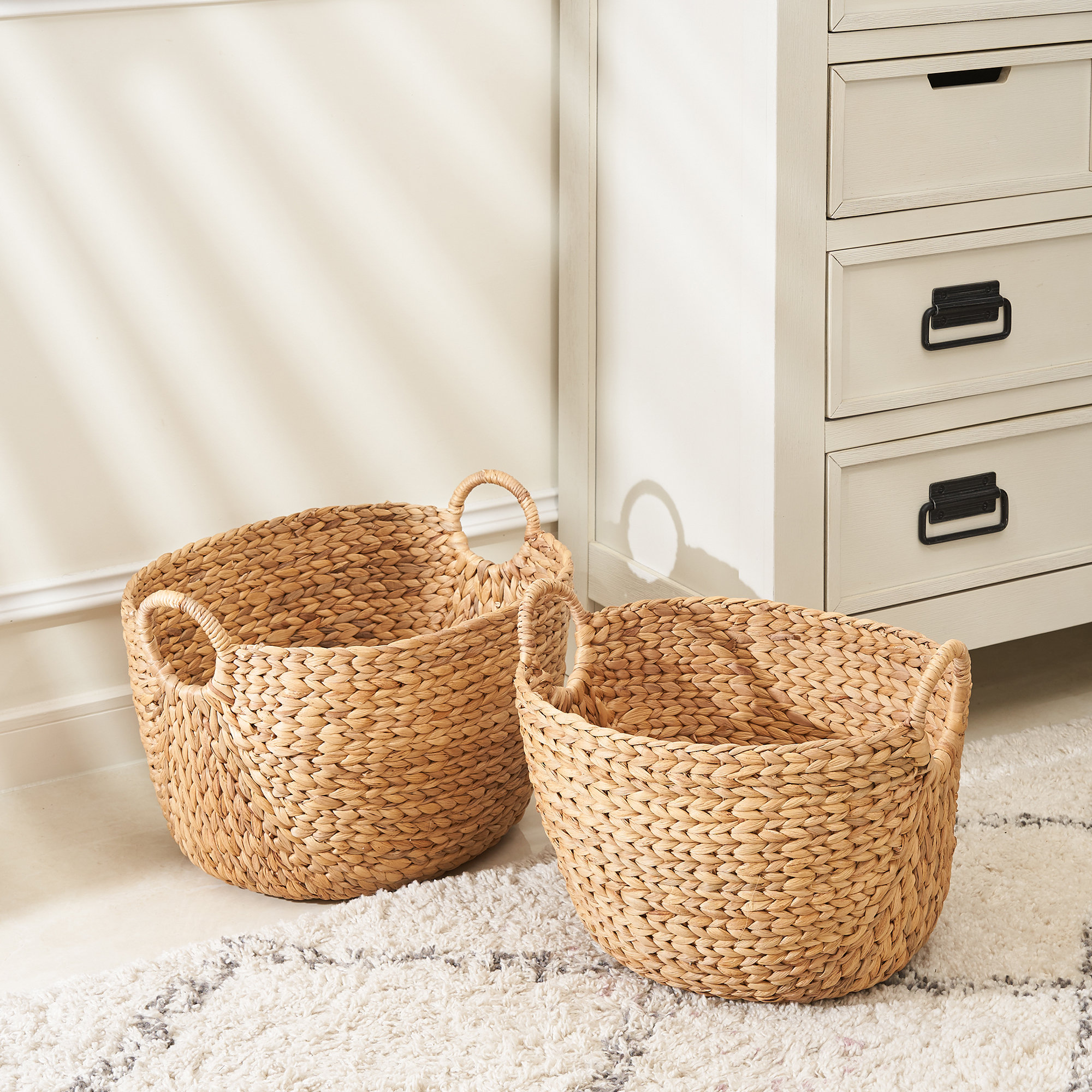Dovecove 2 Piece Wicker Basket Set & Reviews Wayfair
