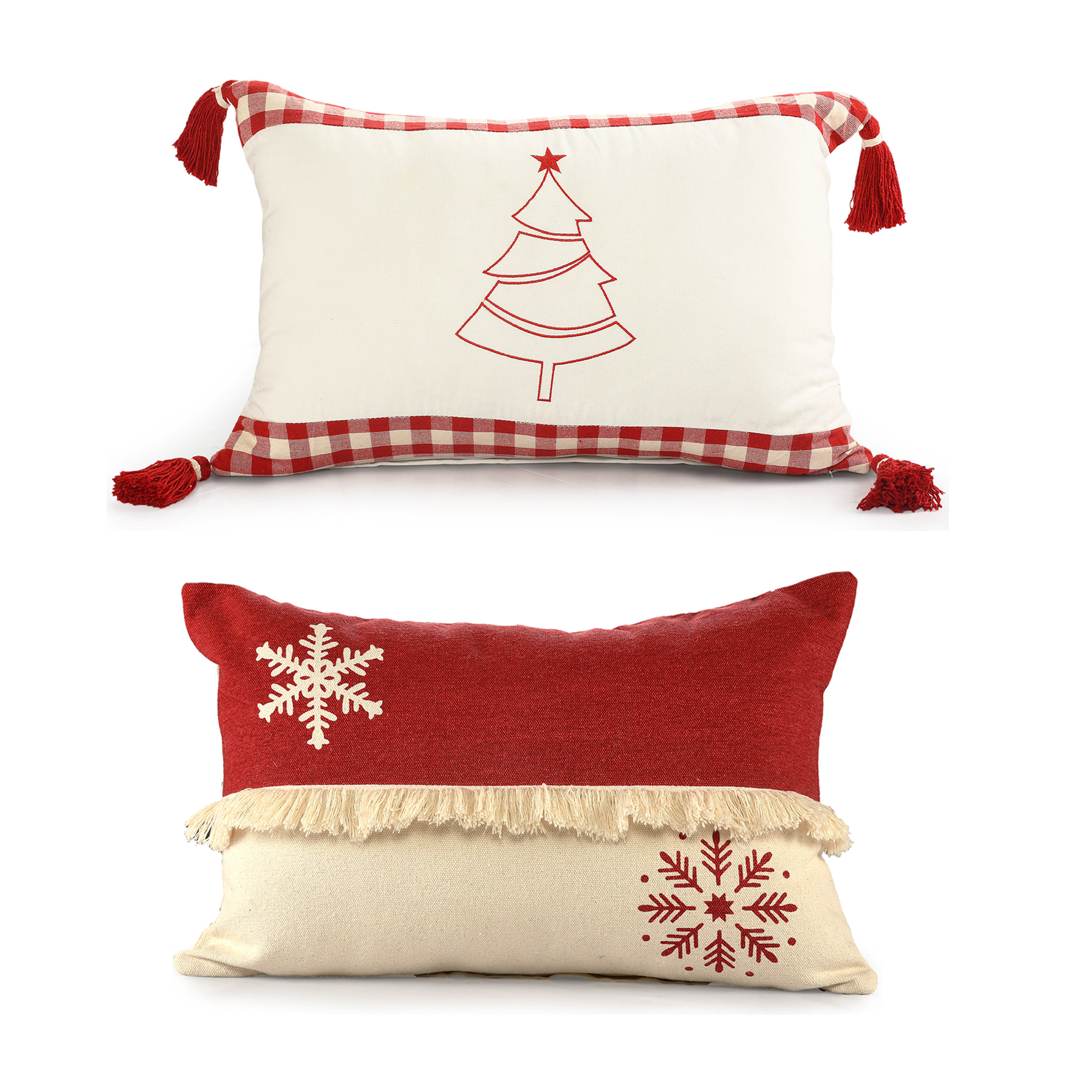 The Holiday Aisle® Ruffled Pillow Cover Wayfair