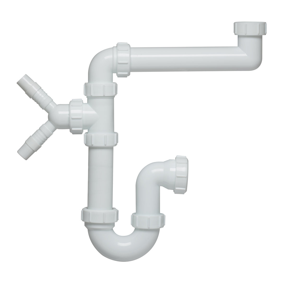Caple One Bowl Plumbing Kit white
