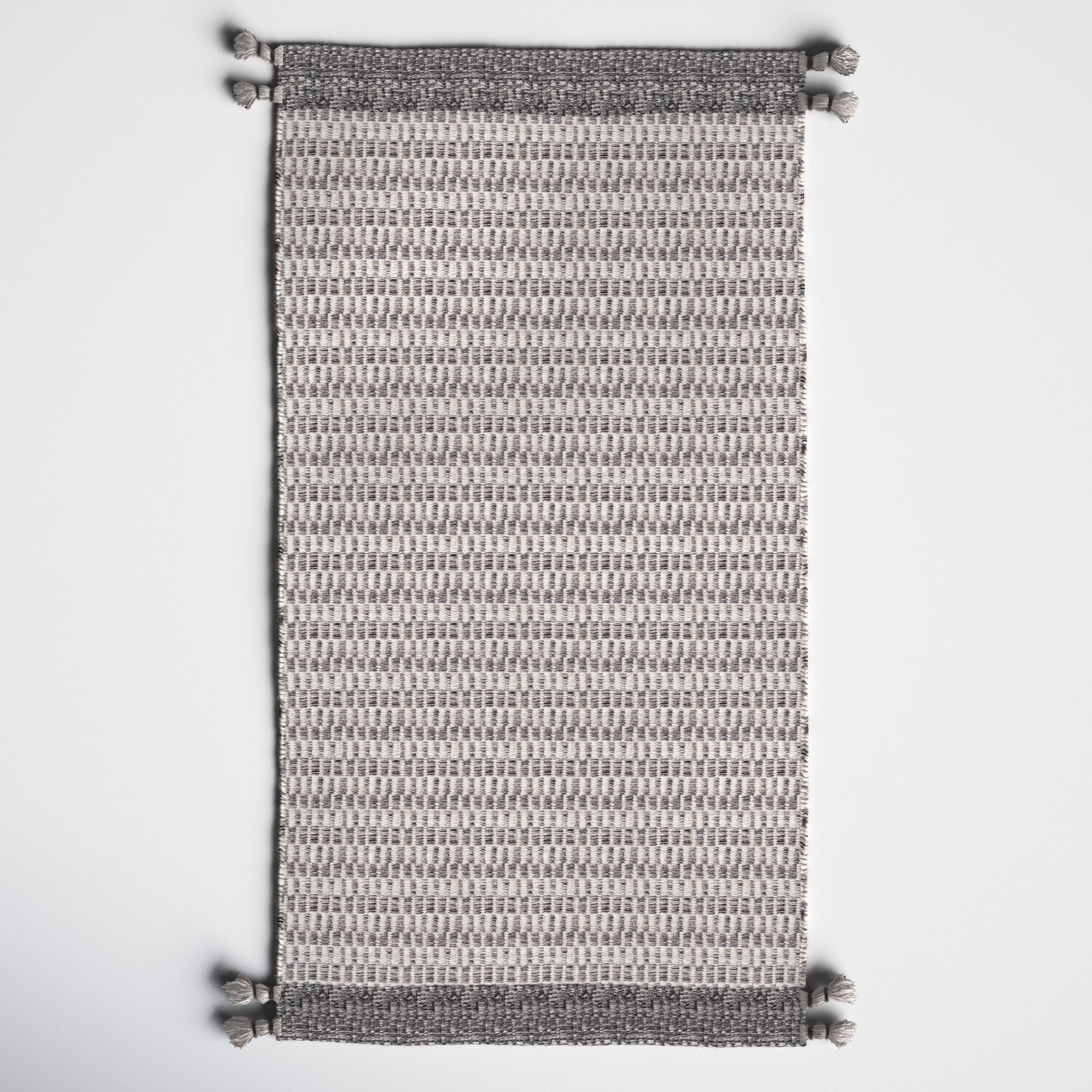 Joss & Main Jamila Handmade Flatweave Gray Rug & Reviews Wayfair