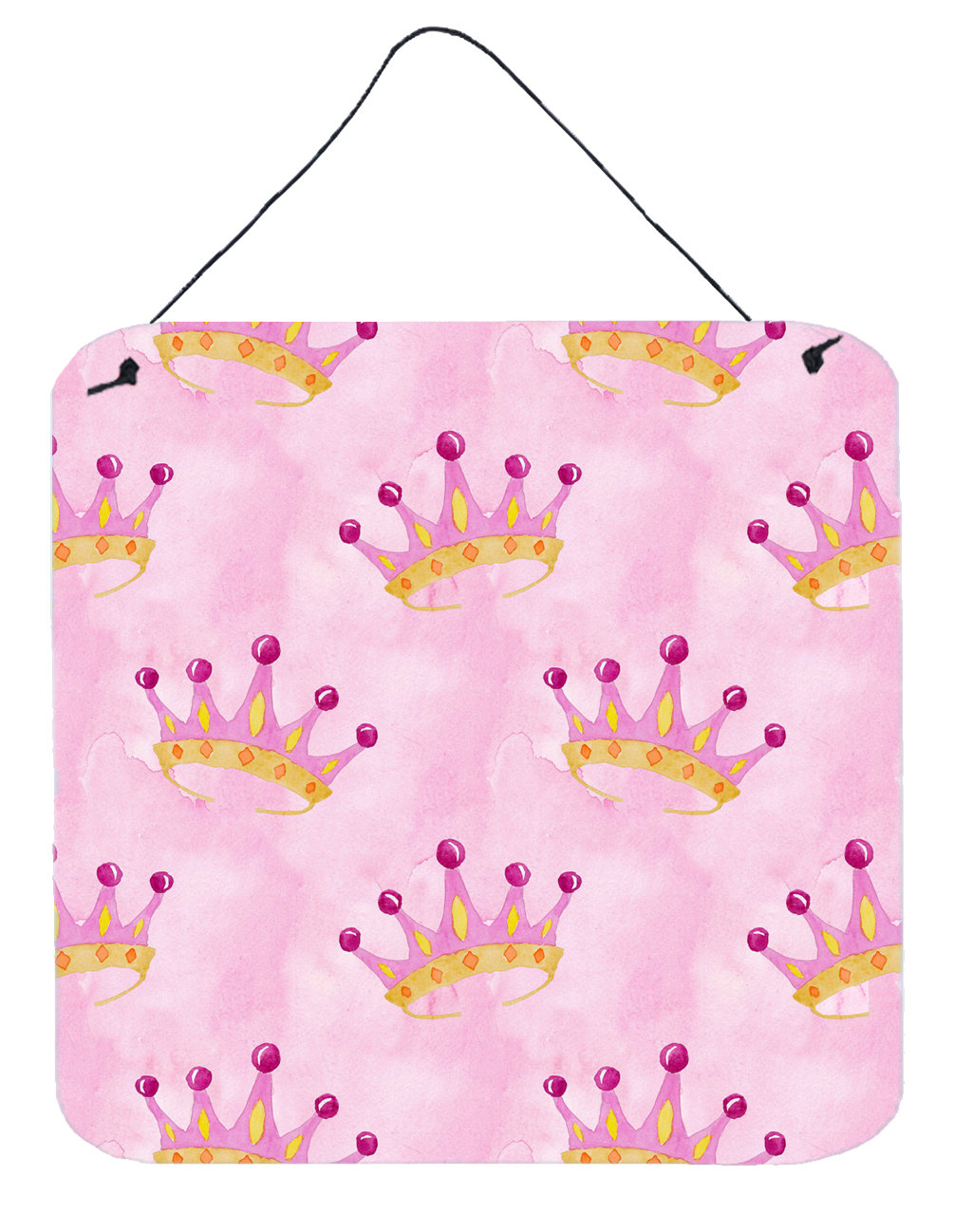 East Urban Home Watercolor Princess Crown Wall Décor Wayfair