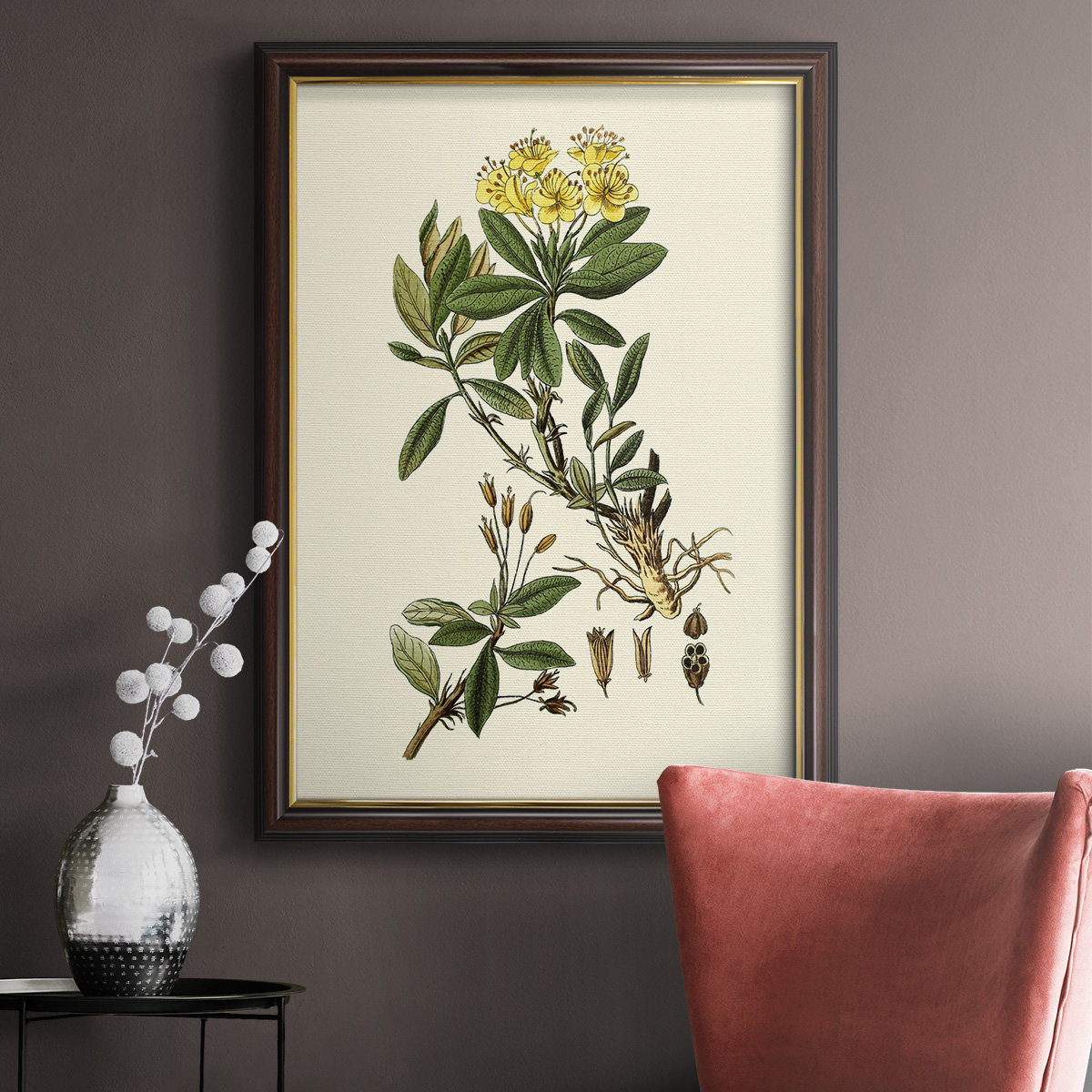 Red Barrel Studio® Olive Greenery IV Olive Greenery IV - Picture Frame