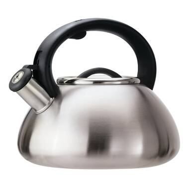 UPware 2.3 Quart Enamel-on-Steel Whistling Tea Kettle Cow 