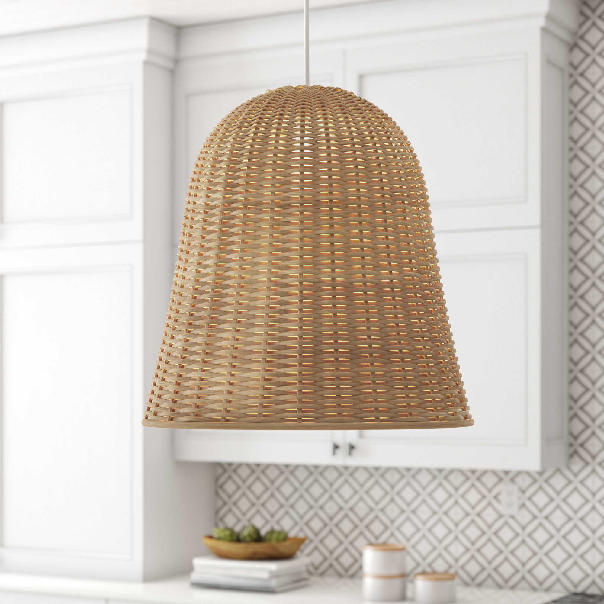 Keiser 1-Light Single Bell Pendant 