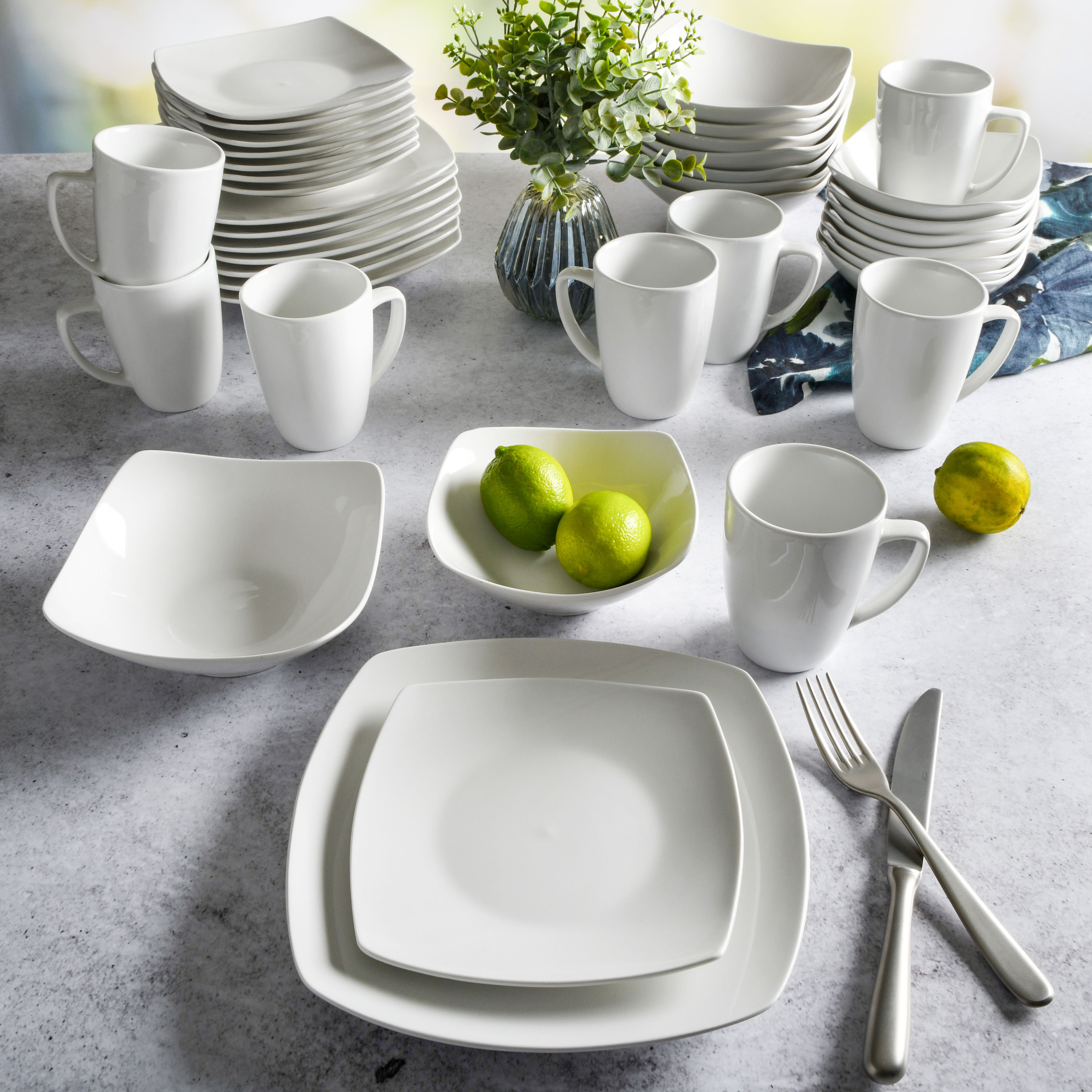 Gibson Home Porcelain China Dinnerware Set of 40 & Reviews Wayfair