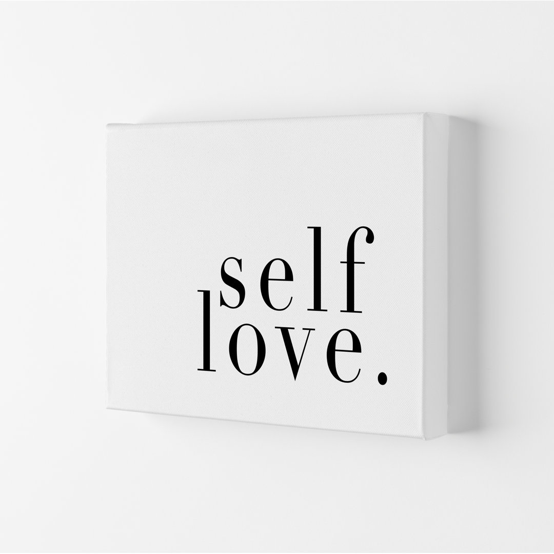 ModernMoments Typografische Kunst Selflove Type