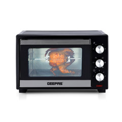 Baking Mini Oven Mini Oven With Baking Tray Timer Thawing 12L 0-230°C 800W Toaster Ovens For Grilling Countertop Toaster Oven 