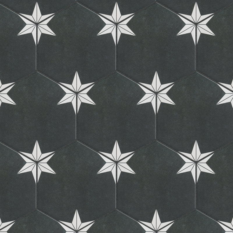 Merola Tile Stella Hex 9