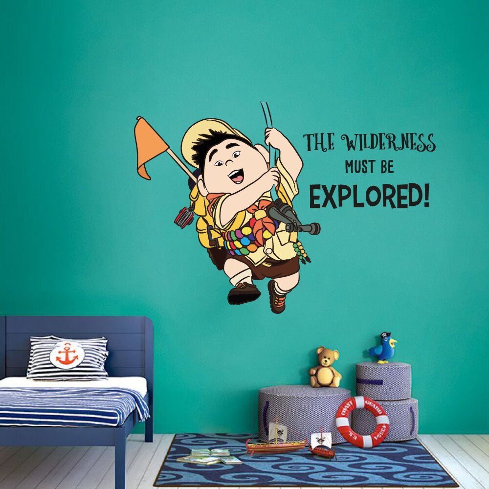 Design With Vinyl Russell Wilderness up Movie Cartoon Quotes Wall Decal |  Wayfair