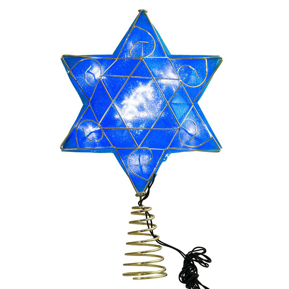 Kurt Adler BatteryOperated Hanukkah Tree Topper Wayfair