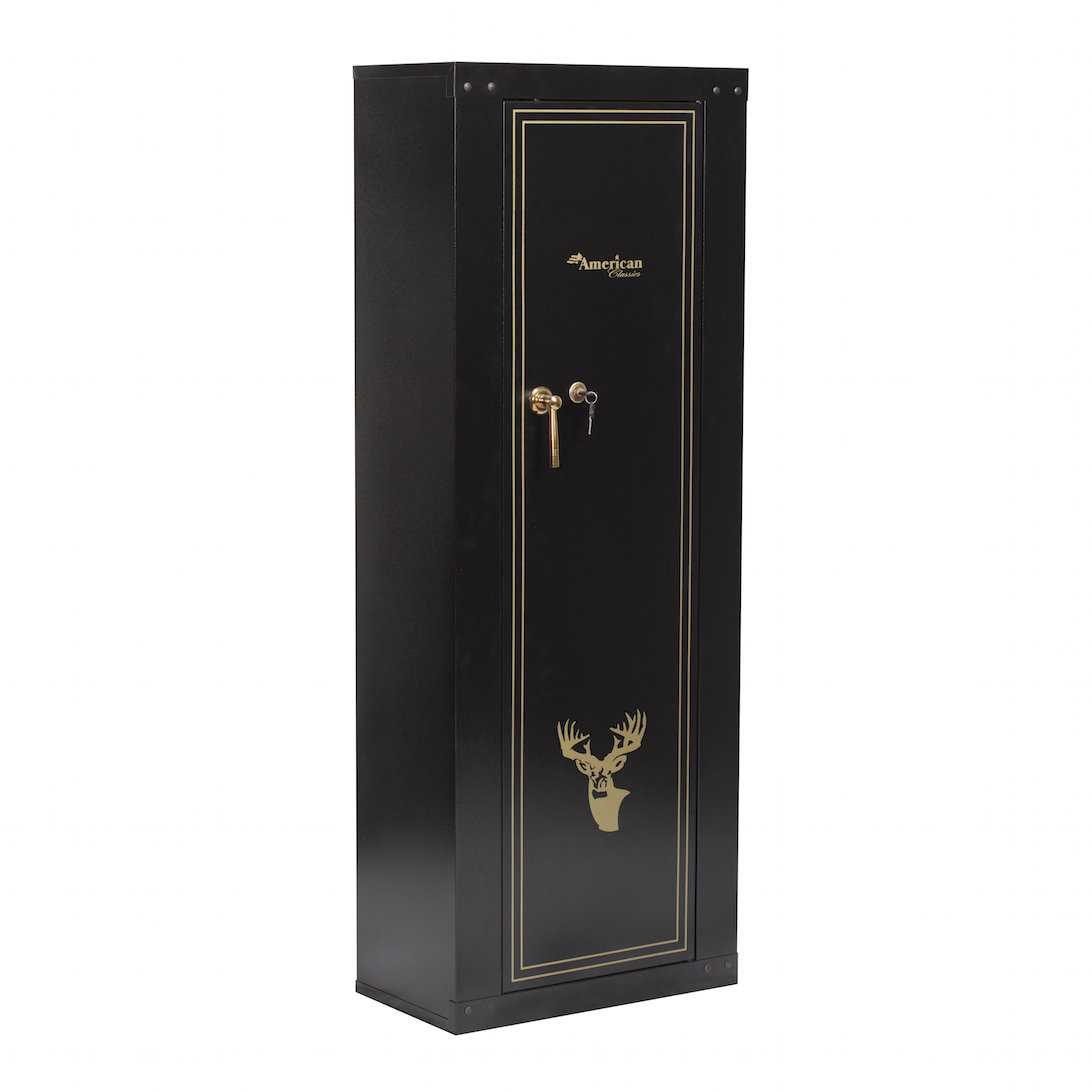 American Furniture Classics Woodmark Metal Gun Safe with Key