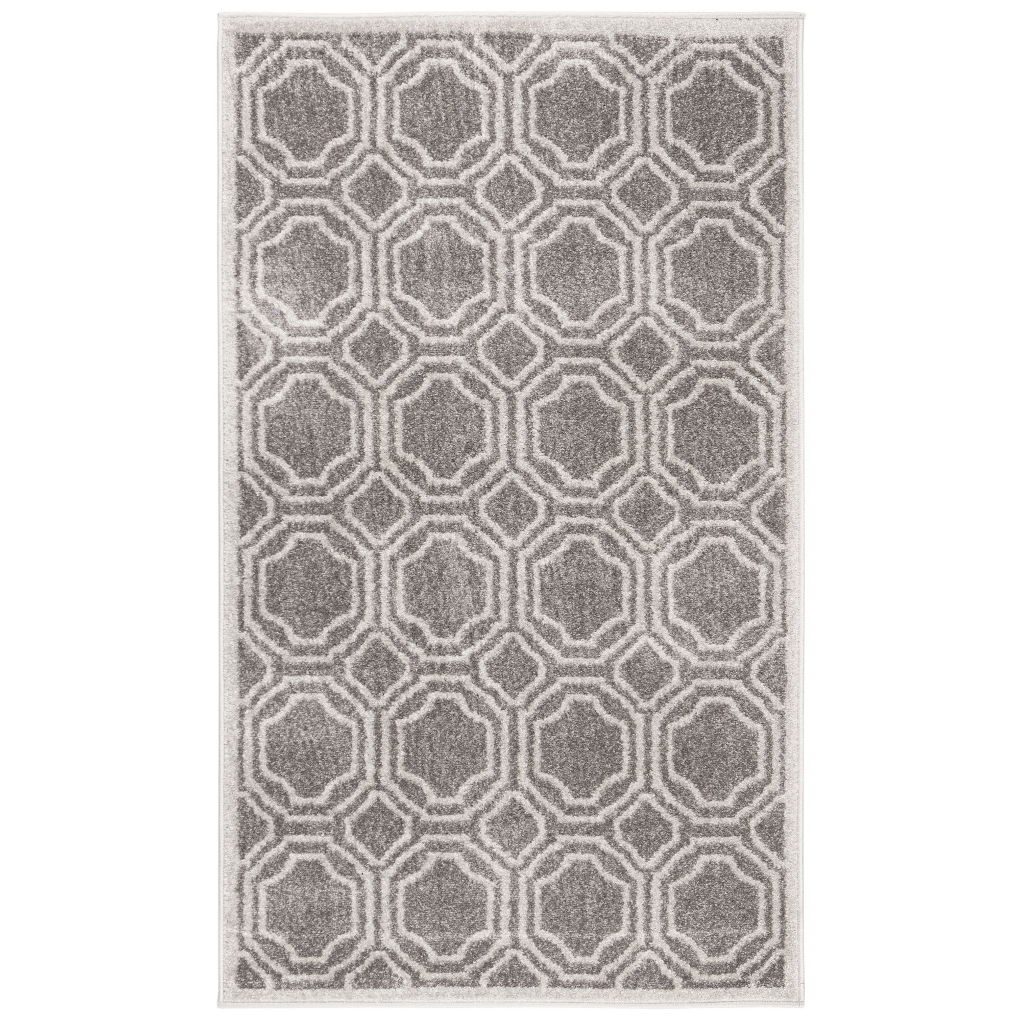 Oliver Geometric Gray Area Rug & Reviews Wayfair