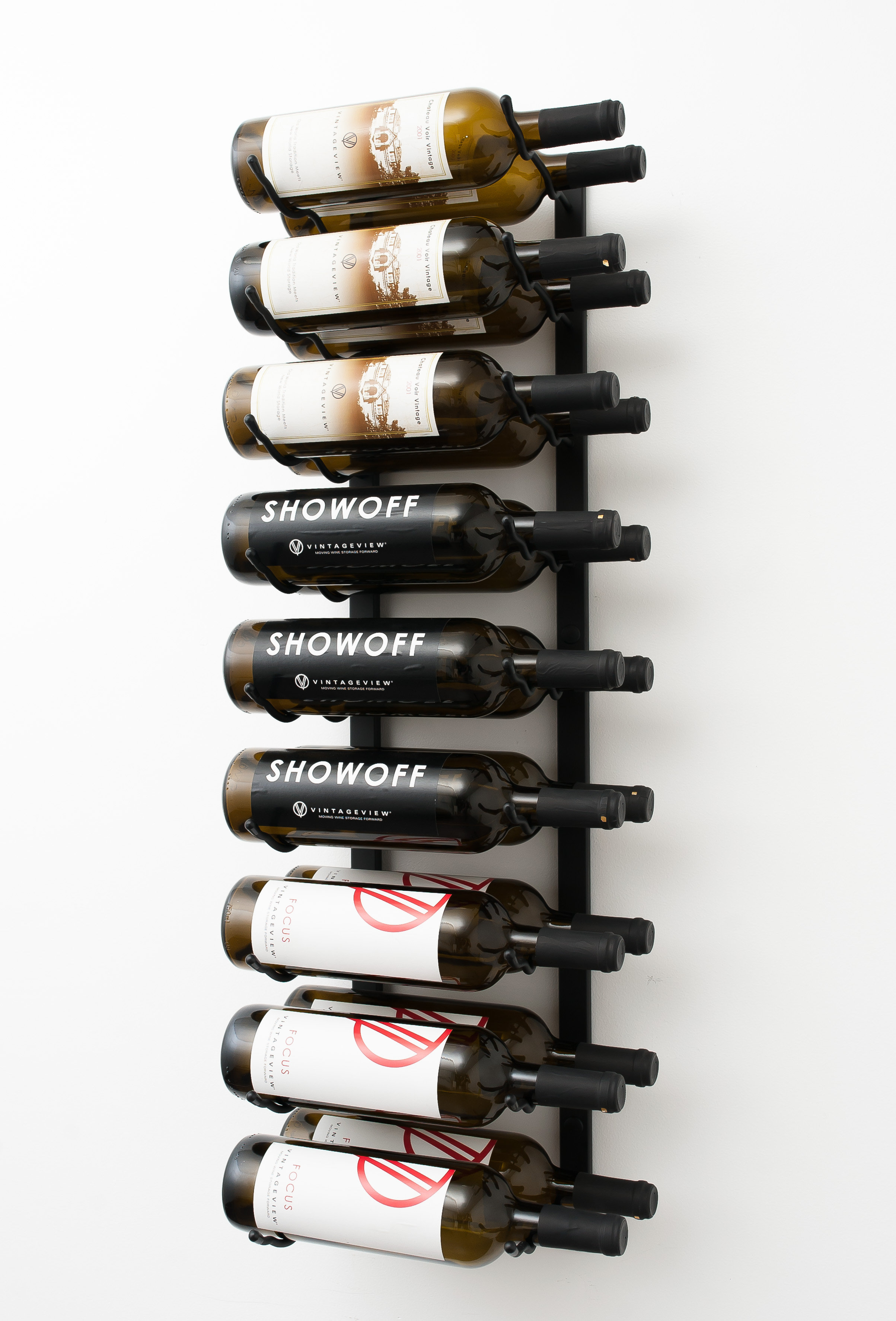 Alessi 6pcs Wine Rack Wall Mounted Liquor Rack for Wall Wine Rack 