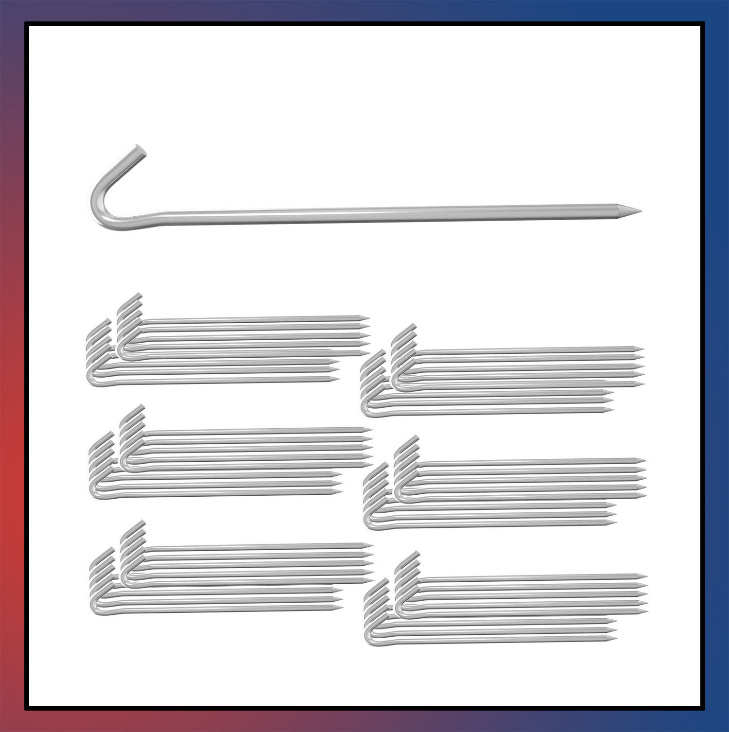 Arlmont & Co. Tent Stakes Inflatable Stake 60 Pack Wayfair