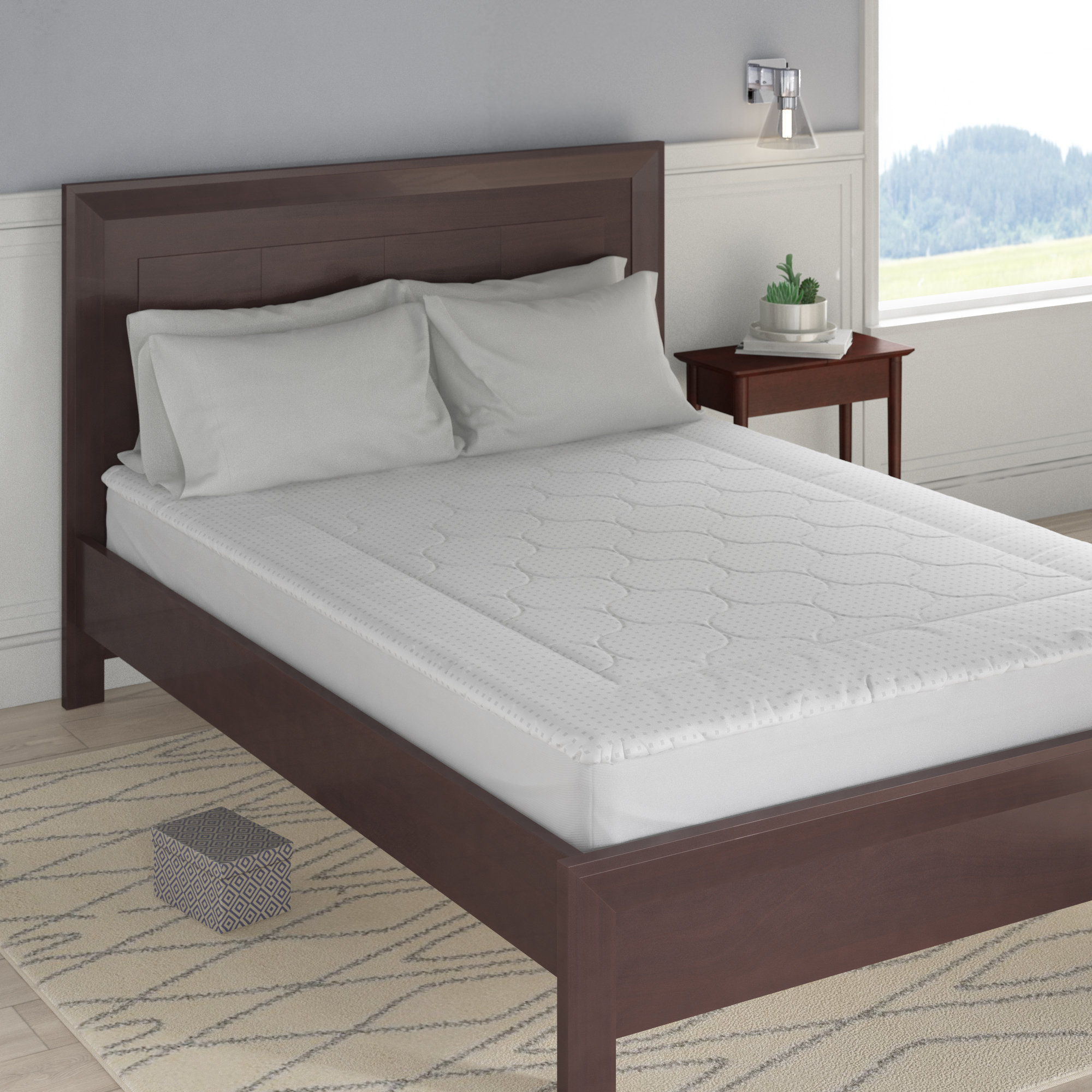 Alwyn Home 2" Polyester Mattress Pad & Reviews Wayfair