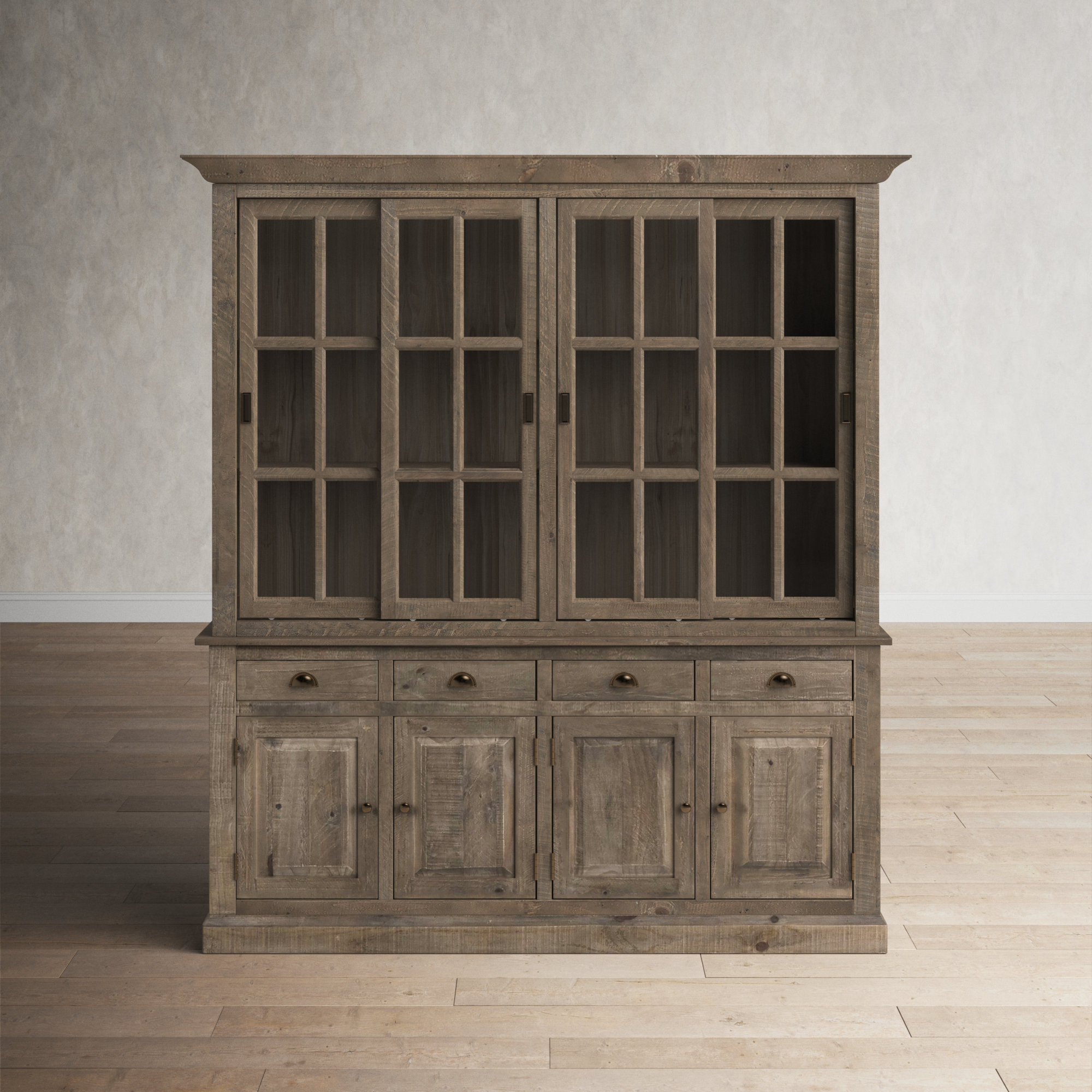 Birch Lane™ Alleghany 82'' Wide Solid Wood China & Reviews