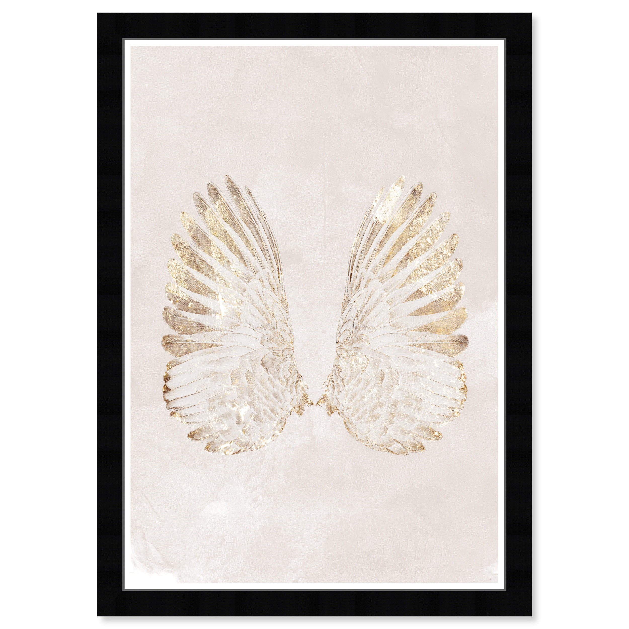 Wynwood Studio Soft Angel Wings Picture Frame Graphic Art Wayfair