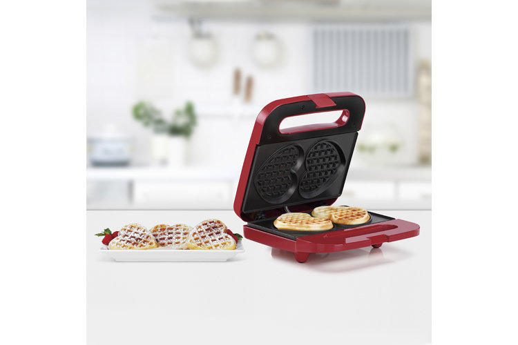 krups waffle maker lights