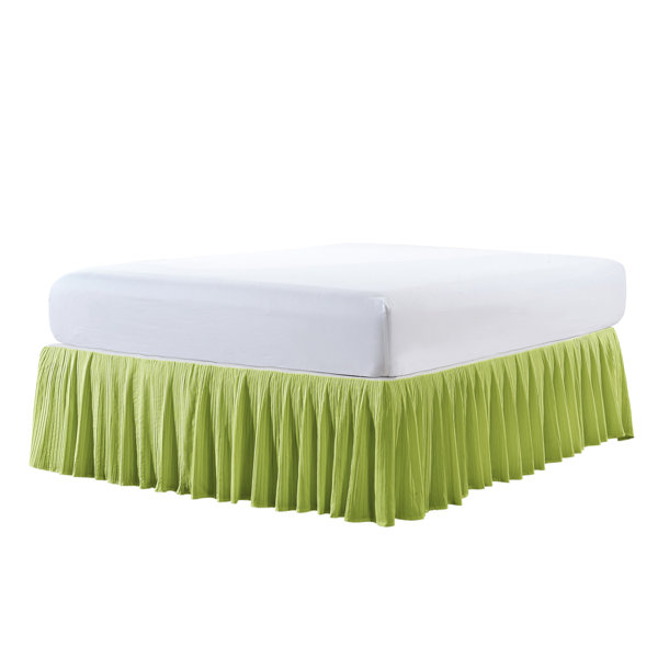Lime-green-dust-ruffle | Wayfair
