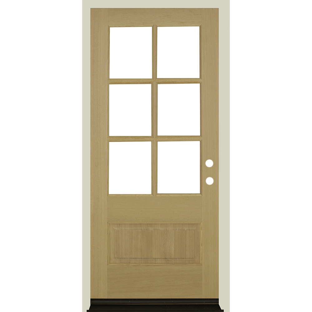 Home Doors Ready to Install Fir Prehung Front Entry Door Wayfair