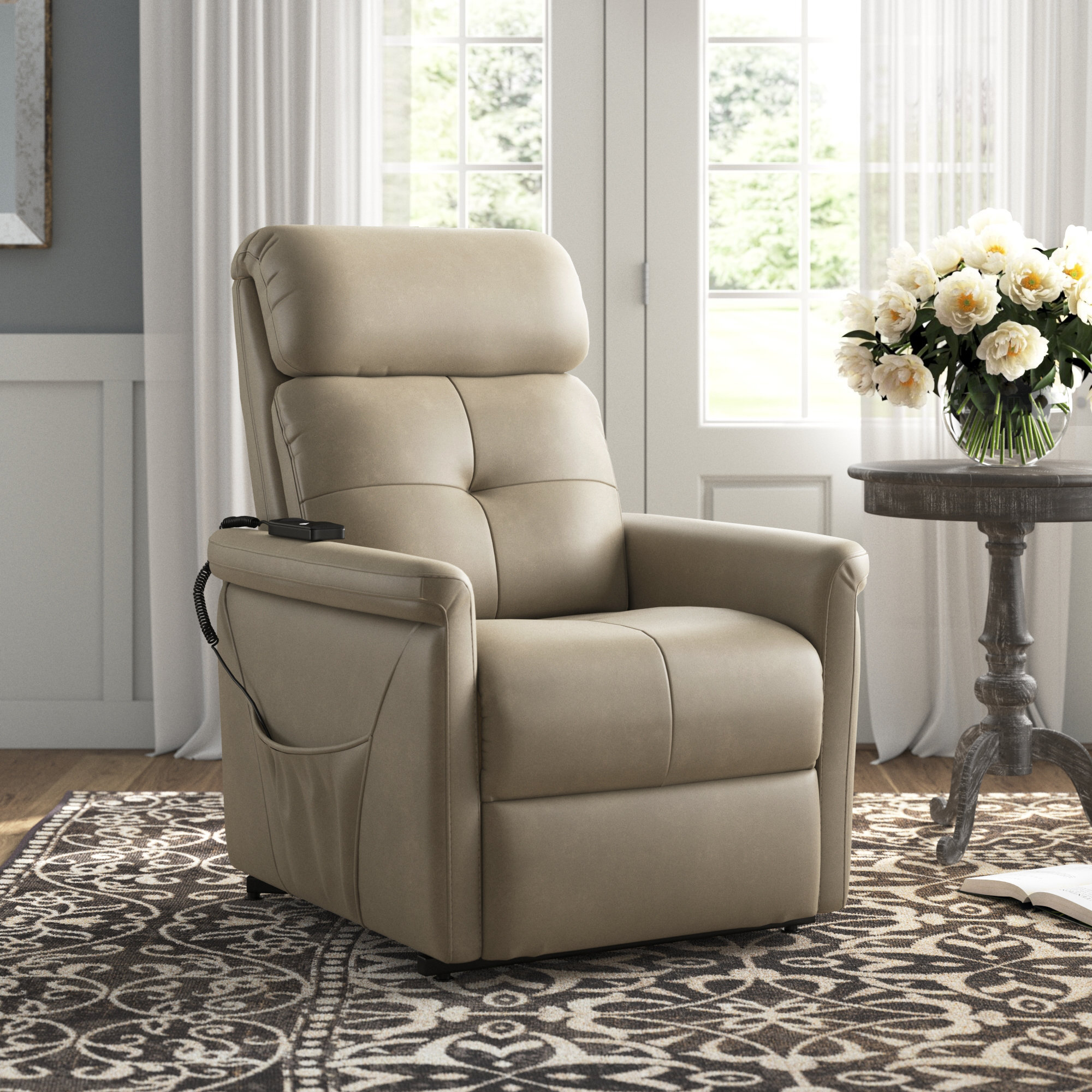 Lark Manor Eells Upholstered Recliner & Reviews Wayfair