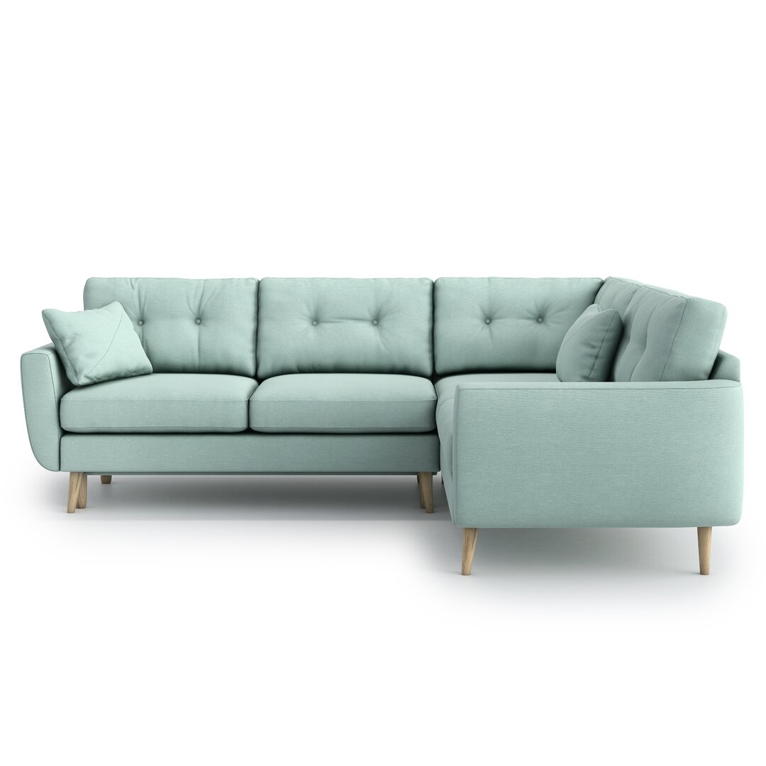 Lindel Sleeper Corner Sofa Bed blue