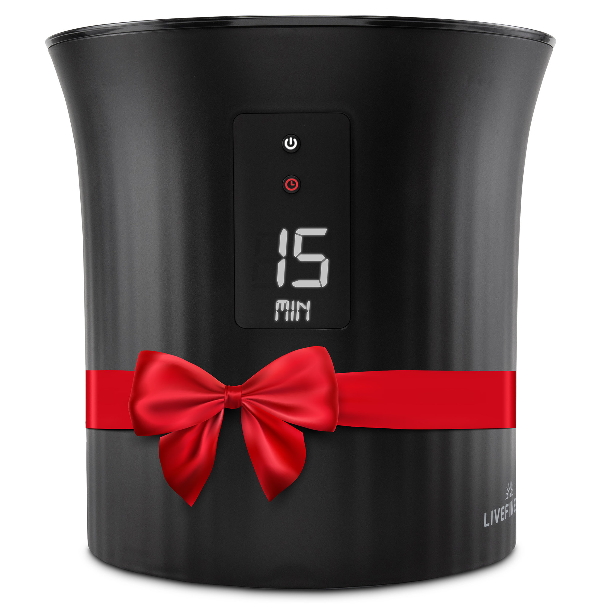 LiveFine Bucket with Led Display Free Standing Electric Towel Warmer