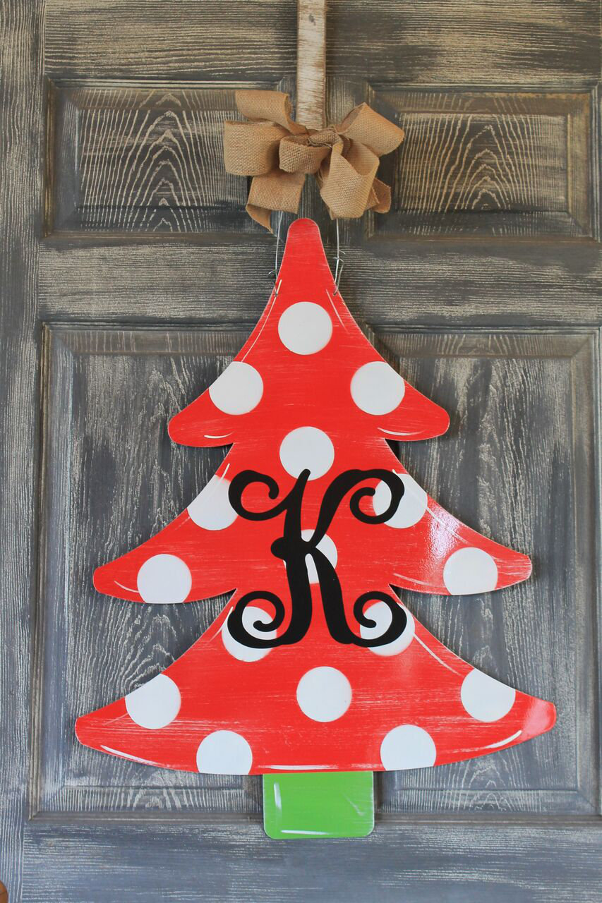 The Holiday Aisle® Christmas Tree Door Hanger Sign & Reviews Wayfair