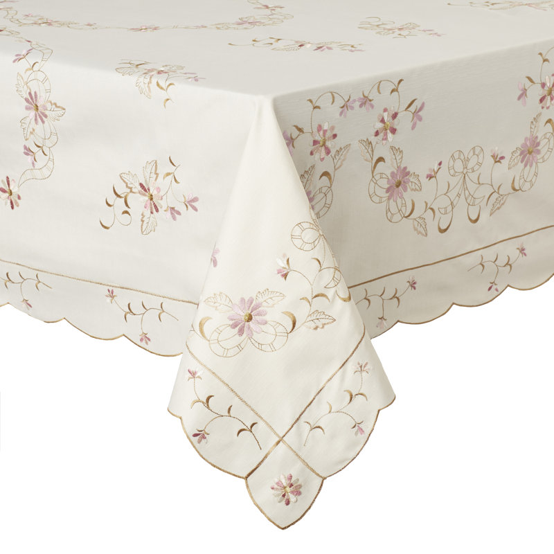 Ophelia & Co. Mendivil Rectangle Floral Polyester Tablecloth & Reviews ...