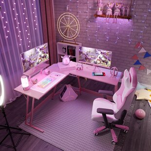 Wayfair | Home Office Pink Desks You'll Love in 2023