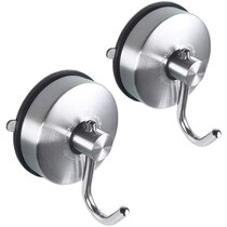 Stainless Steel Suction Hook Pair 