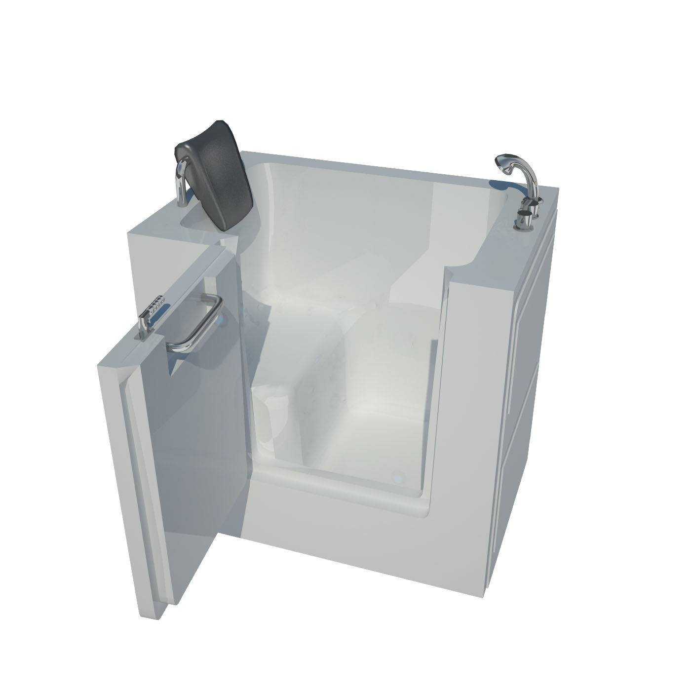 Therapeutic Tubs Mesa 40" x 31" Walk in Soaking Bathtub Wayfair