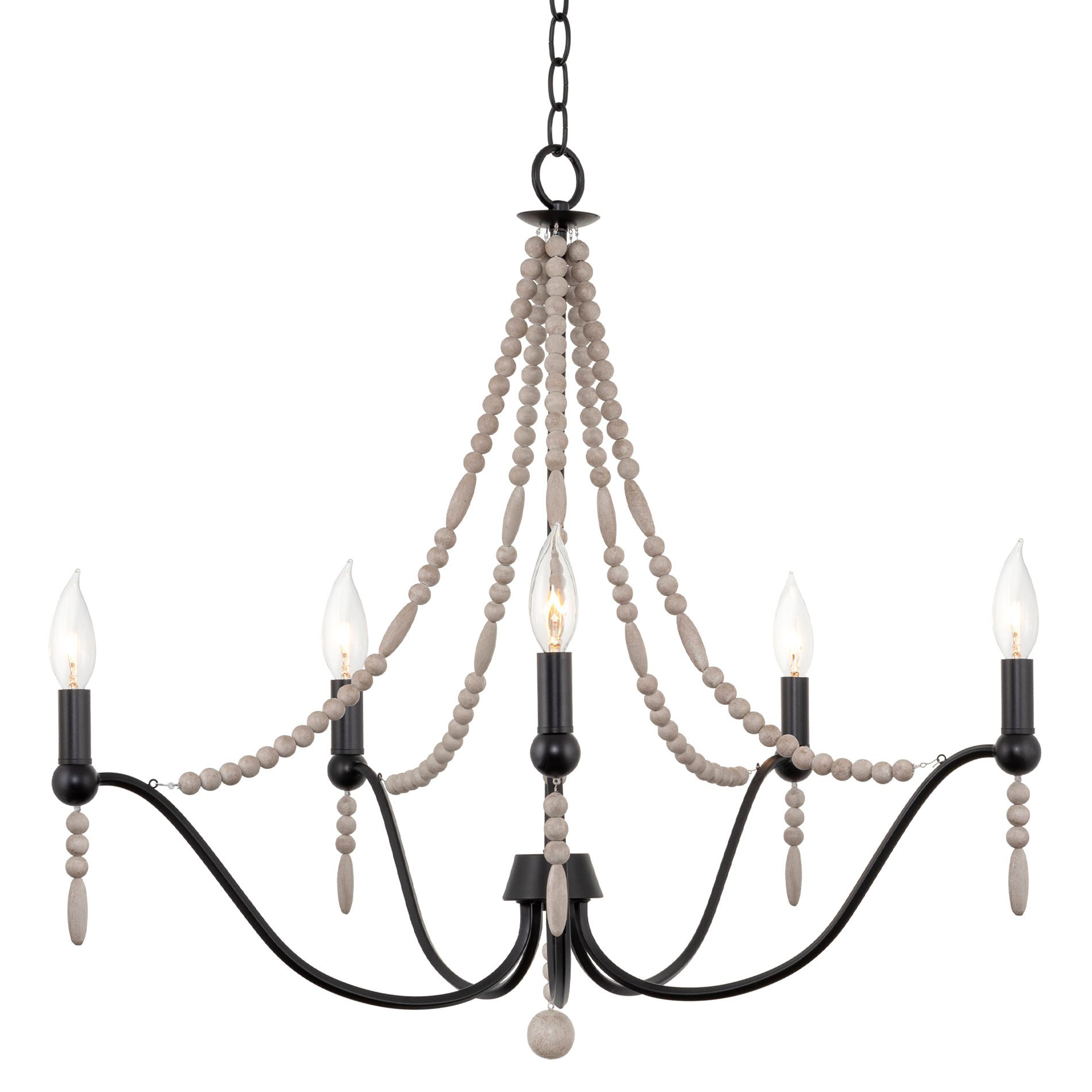Bungalow Rose Equilla 5 Light Dimmable Geometric Chandelier & Reviews