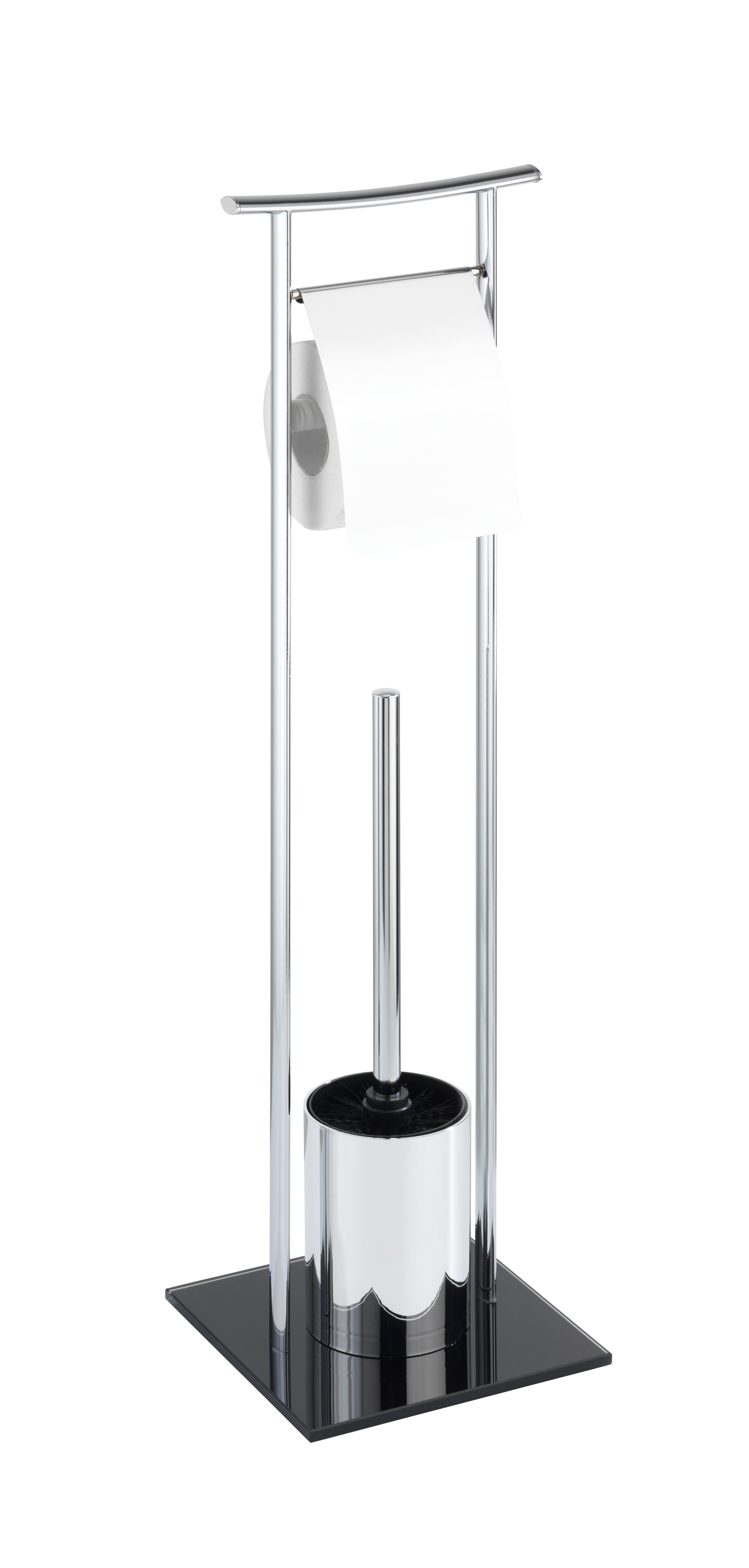 Wenko Abou Freestanding Toilet Roll and Brush Holder Wayfair.co.uk