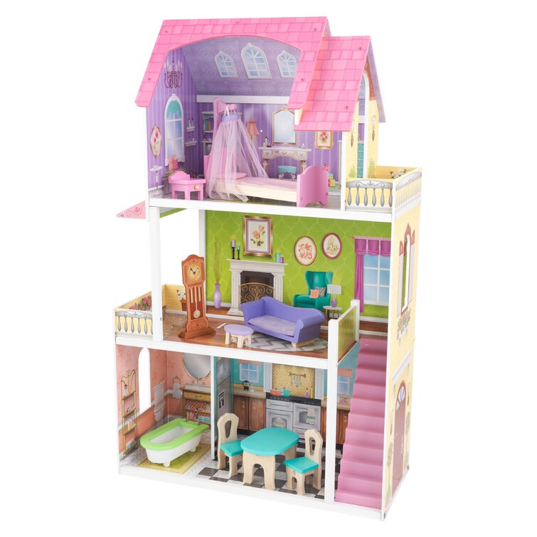 Details about   KidKraft Florence Dollhouse 10 accessories Girls Barbie Doll House Playset Toy 