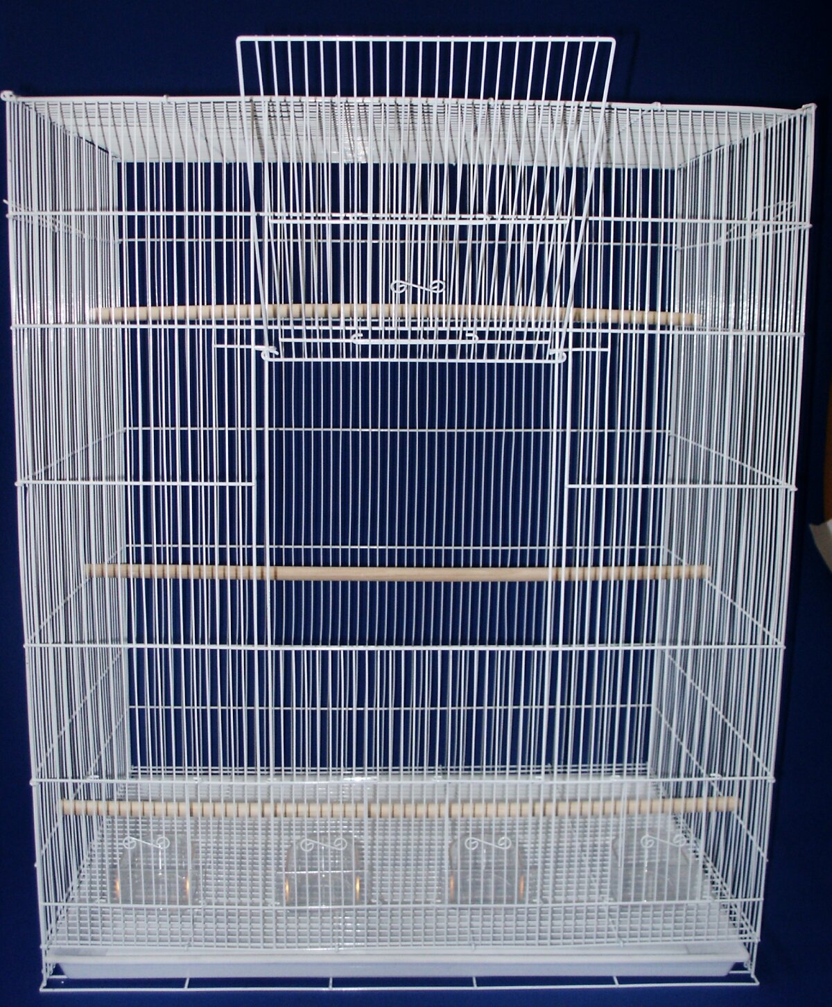 Lot of 6 Blue Aviaries Canaries Budgies Finch Breeding Bird Cages 24x16x16"H *47 