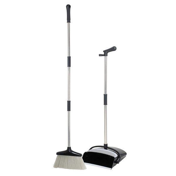 Baggy Sweeping Set for Hygienic Easy Cleaning Dustpan Squeegee Rubber Blade 