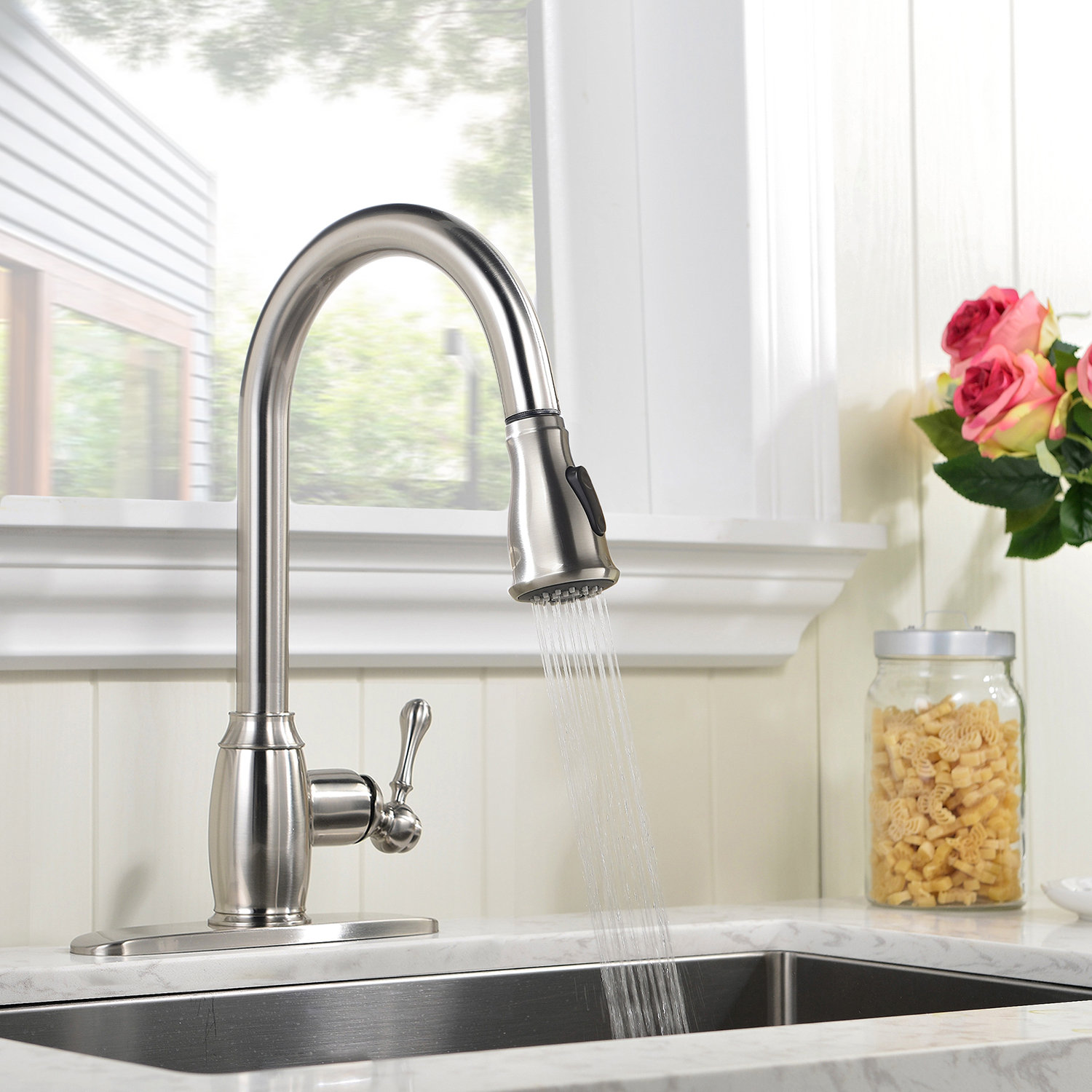 Hotis Pull Down Kitchen Faucet Wayfair