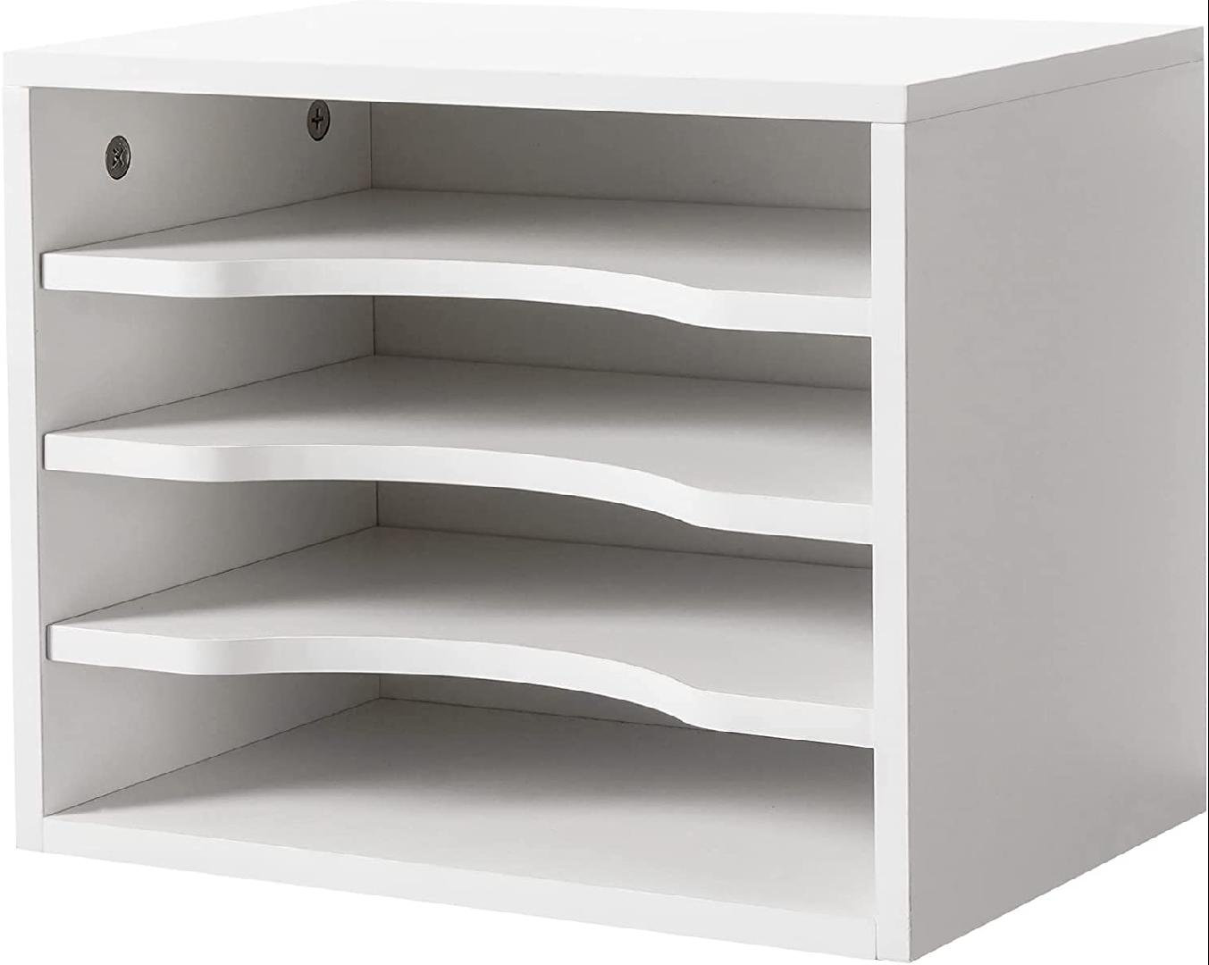 Latitude Run® Wooden Paper Organizer Wayfair