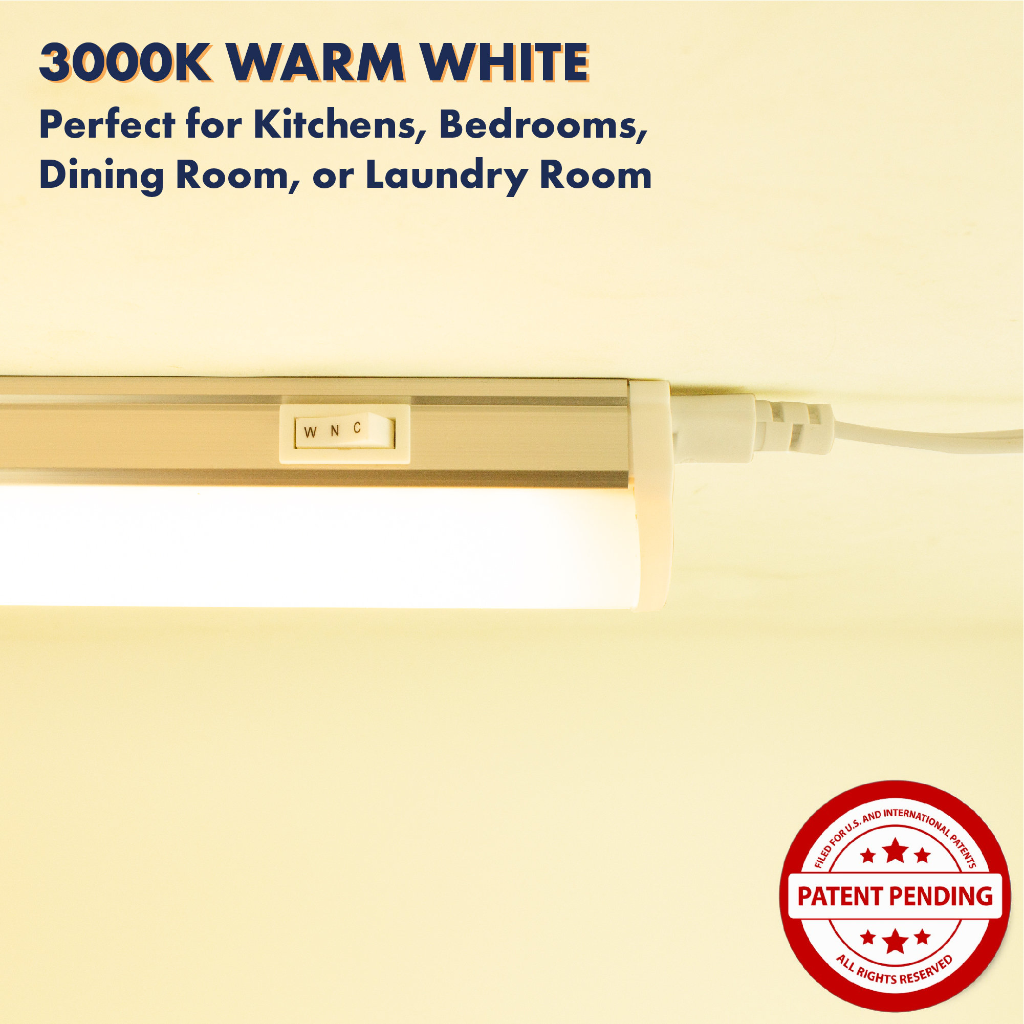 Newhouse Lighting 4FT T5 Light Fixture LED Shop Light 20W w/ Selectable