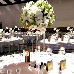 Stainless Steel Luxury Flower Vase Holder Wedding Table Centrepiece Hotel Decor 