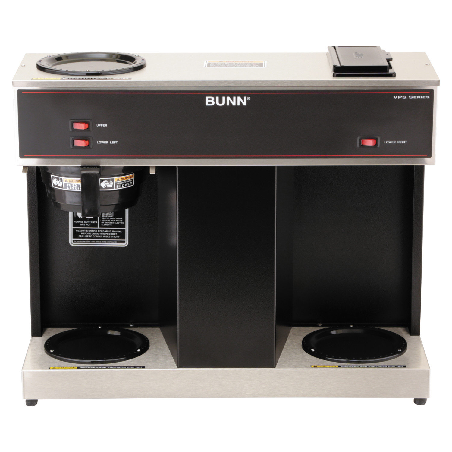 bunn 3 burner coffee maker manual