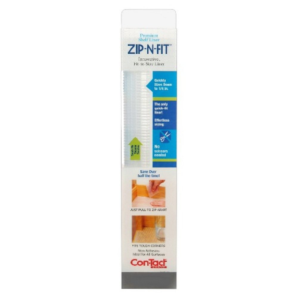 Contact Brand ZipNFit Premium NonAdhesive Shelf and Drawer Liner