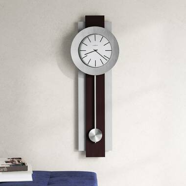 Howard Miller Murrow Wall Clock 625-259 Modern Atomic & Radio Control Movement 