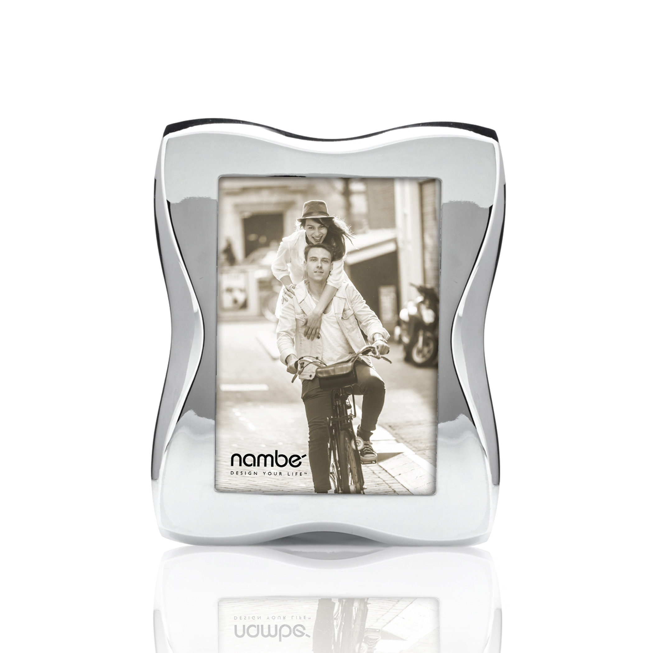 Nambe Bella Metal Single Picture Frame In Silver By Steve Cozzolino Perigold