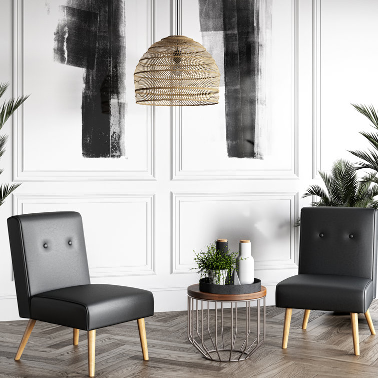 Webster 21'' Wide Tufted Slipper Chair