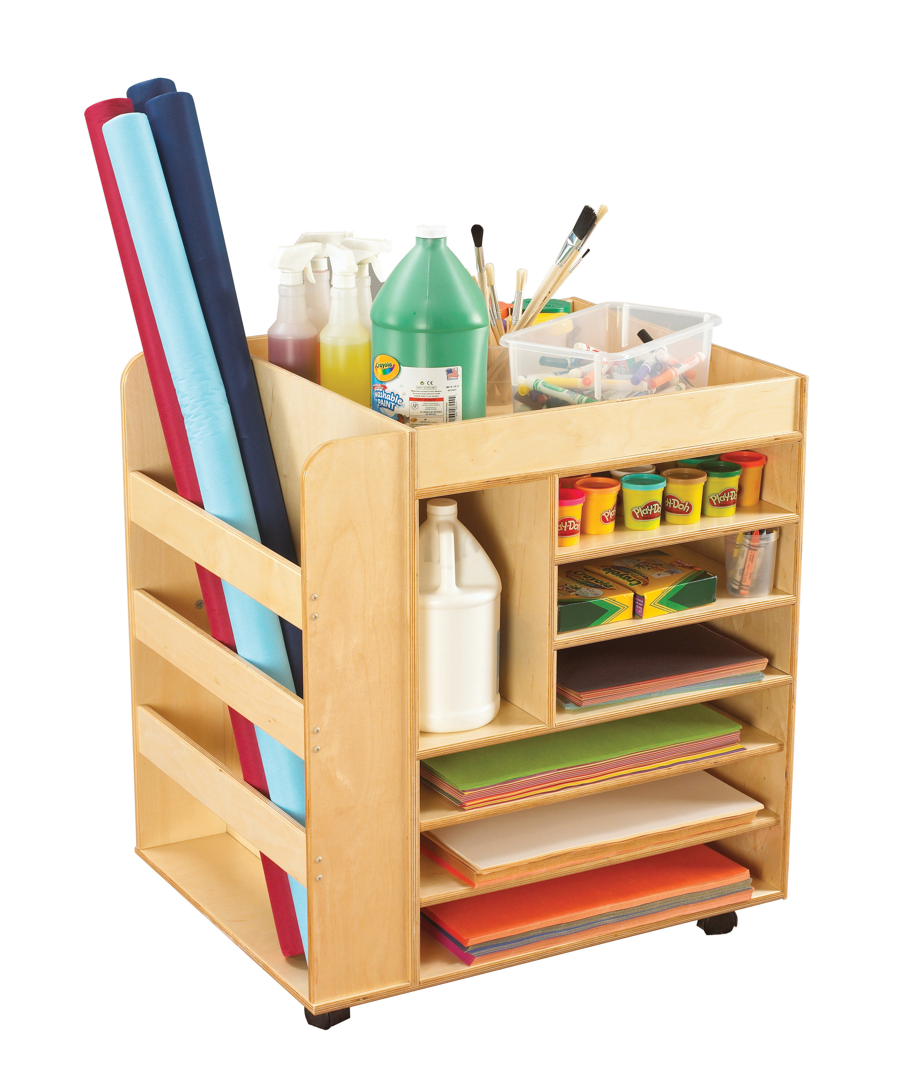 Childcraft 8 Compartment Teaching Cart Wayfair